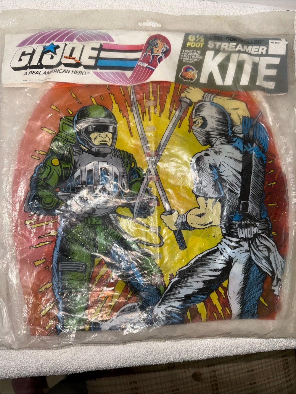 G.I. Joe Streamer Kite - Red, Yellow, Green